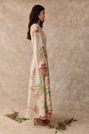 Daffodil Linen Maxi Nursing Dress - Australis Print