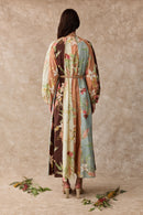 Wattle Cotton Panel Maxi Dress